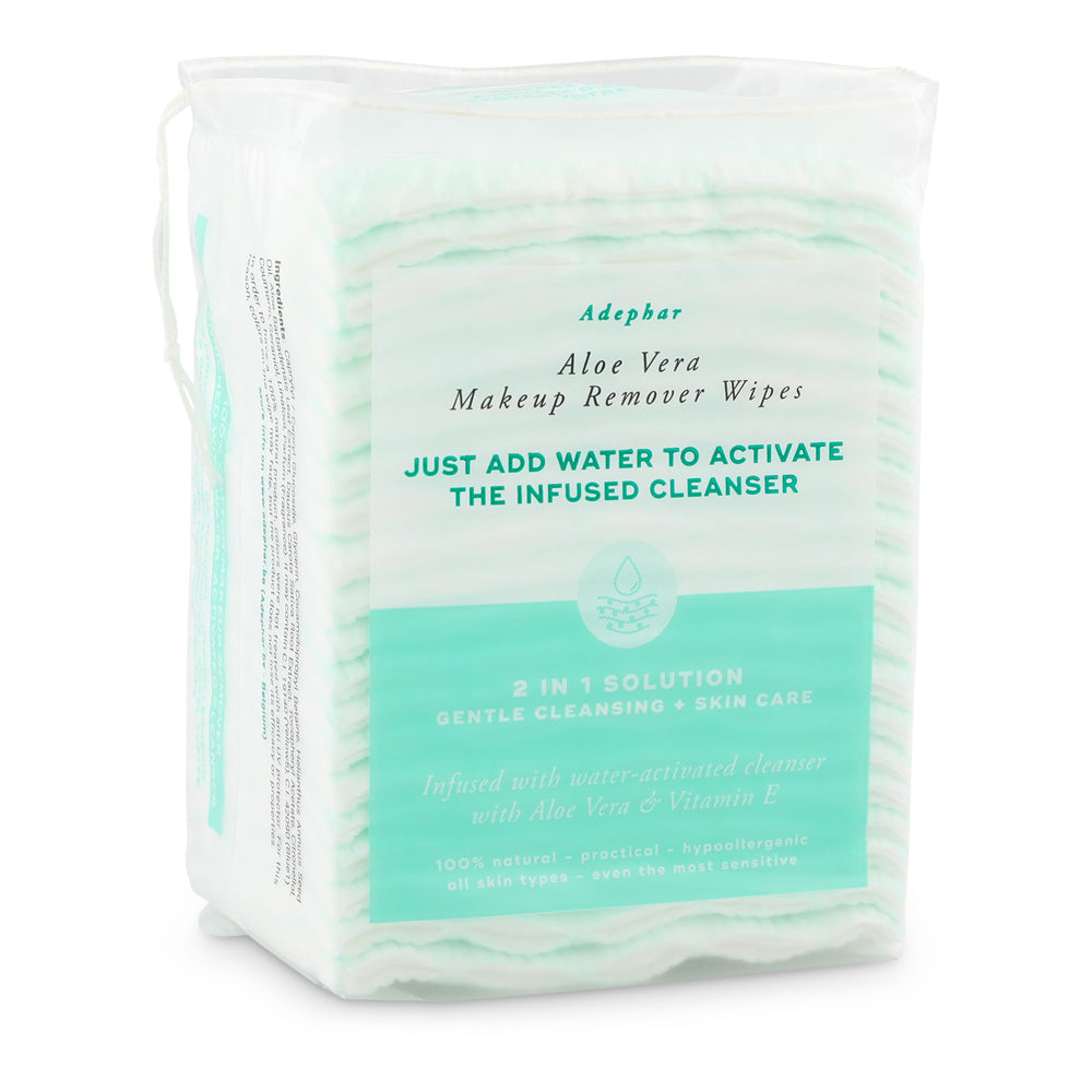Adephar Make-up Remover wipes 2 in 1 - Aloe