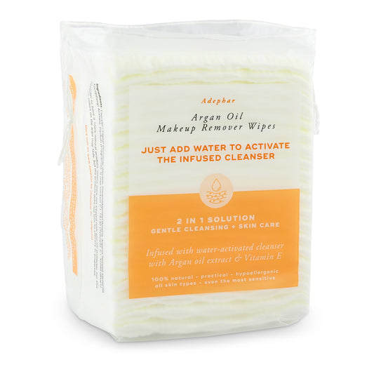 Adephar Make-up Remover wipes 2 en 1 - Argan
